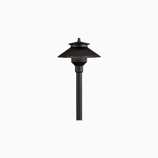 FX Luminaire PL-LED20W-12R-FB Vantage Collection 12" Riser, Black