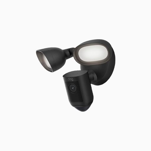 Ring Floodlight Cam Wired Pro, Outdoor Security Camera, Black