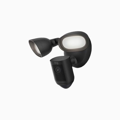 Ring Floodlight Cam Wired Pro, Outdoor Security Camera, Black