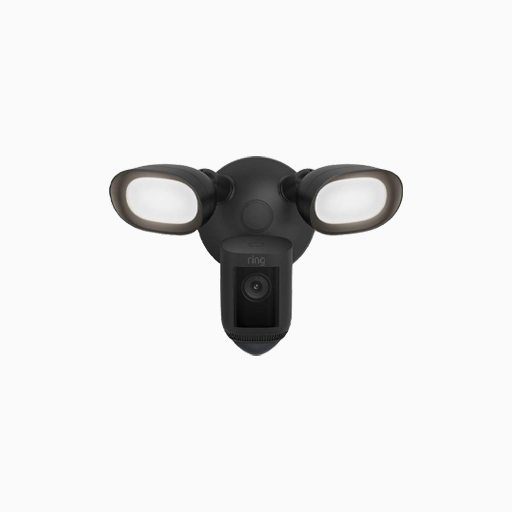 Ring Floodlight Cam Wired Pro, Outdoor Security Camera, Black