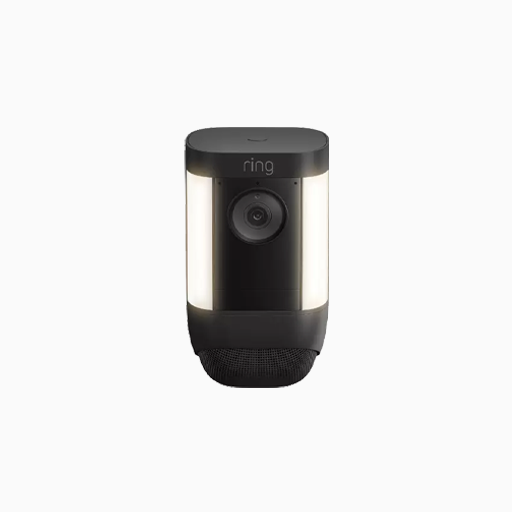 Ring Spotlight Cam Pro Battery Powered Motion Detection, Black