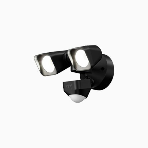 Ring Smart Lighting Floodlight Wired, Outdoor Security Camera