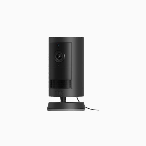 Ring Outdoor Cam Plus with Plug-in Adapter, Black