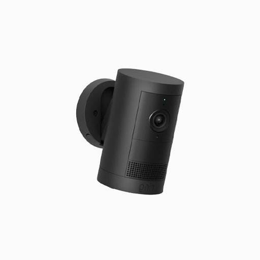 Ring Outdoor Cam Plus with Plug-in Adapter, Black