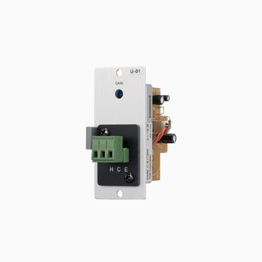 TOA U-01S TD00 Series Unbalanced Line Input