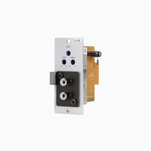 TOA U-03RD00 Series Unbalanced Line Input, High/Low Cut Filters