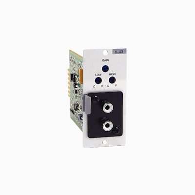 TOA U-43RD00 Series Unbalanced Line Input, High/Low Cut Filters