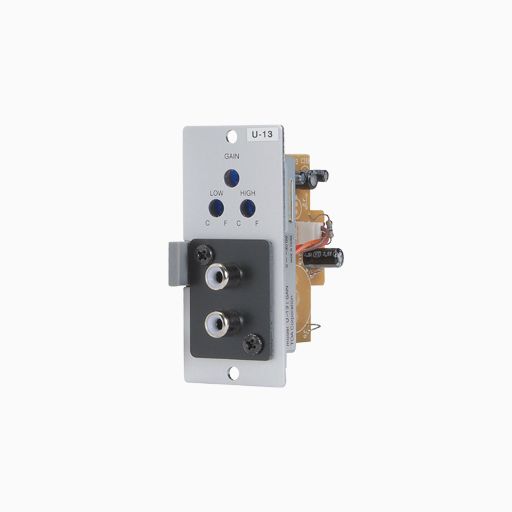 TOA U-13RD00 Series Unbalanced Line Input, High/Low Cut Filters