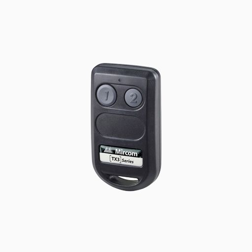 Mircom TX3-WRT-2S1 TX3 Series 2-Button RF Keytag Transmitter