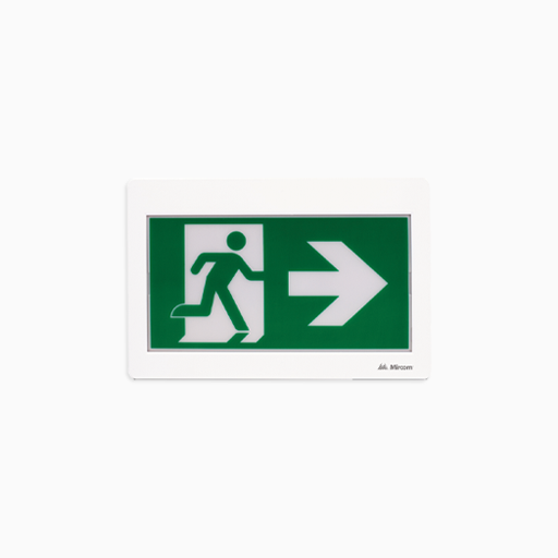 Mircom ELRM-100 LED Running Man Sign with Battery Backup