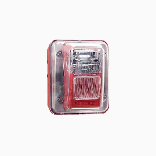 Gentex WGEC24-75WR Evacuation Outdoor Wall Moun, 24VDC, Red
