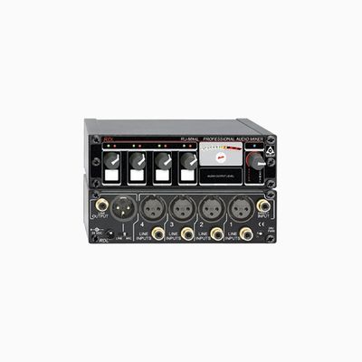 RDL RU-MX4L Professional 4-Channel Line Level Mixer