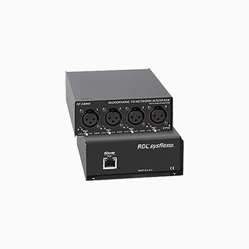 RDL SF-XMN4 Dante Microphone to Network Interface