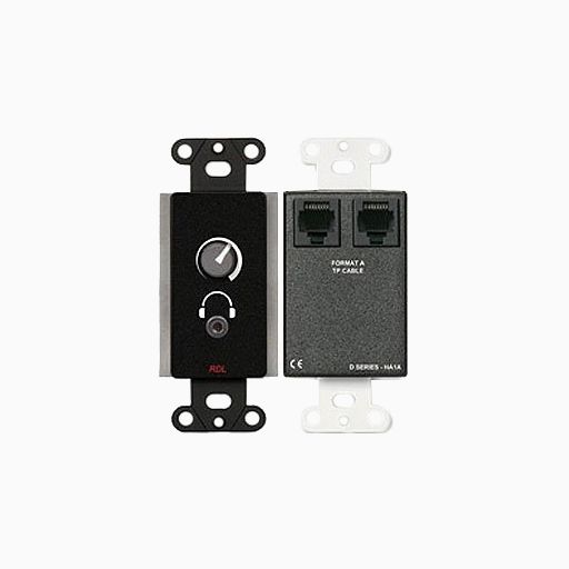 RDL DB-HA1A Format-A Stereo Headphone Amplifier, RJ45 Input