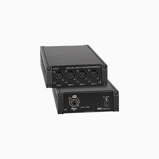 RDL AV-LN4 Line Level Audio to Network Interface