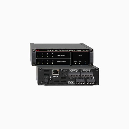 RDL RU-MLB4P Dante Mic Line Bi-Directional Network Interface