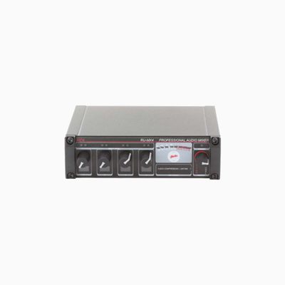 RDL RU-MX4 Professional 4-Channel Microphone and Line Mixer