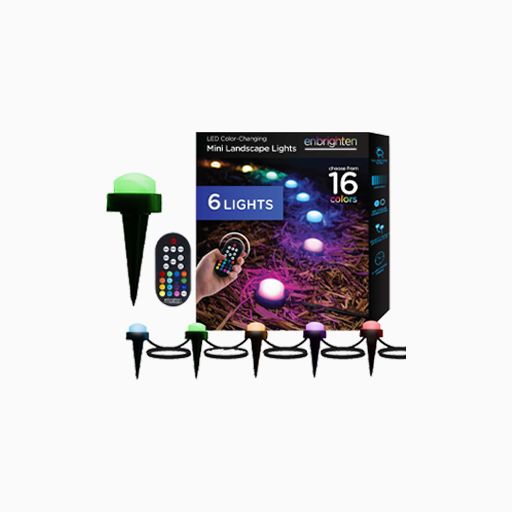 Jasco 66871 Pro Series Wi-Fi LED Mini Landscape Lights, 6-Pucks