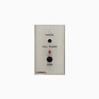 Cornell B-111 Bedside Station with Single Jack, Call Placed Light