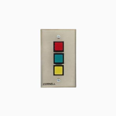 Cornell S-133MS Status Switch with 3-Push Buttons on Single