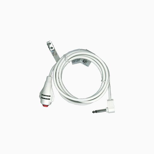Alpha SF301/8 Single Call Cord for Bed Station, 8', 1/4" Male