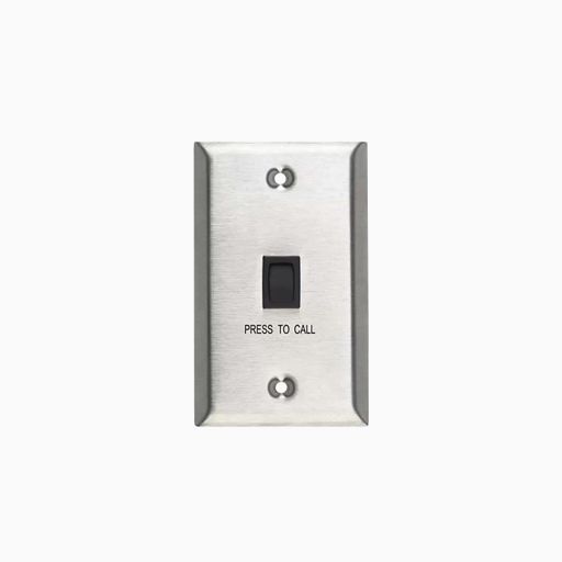 Lowell CS10 1-Gang Call Switch Standard Wall Plate