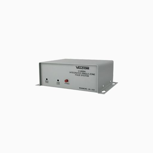 Valcom V-2000A One-Way Single-Zone Page Control Unit Valcom V-2000A One-Way Single-Zone Page Control Unit