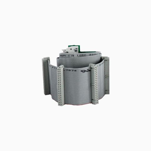 Valcom VC40R-8T 40-Pin Ribbon Cable with Connectors, Gray