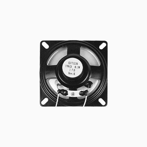Viking Q171230 2.5" Square 100 Ohm Speaker, 26 AWG Wires