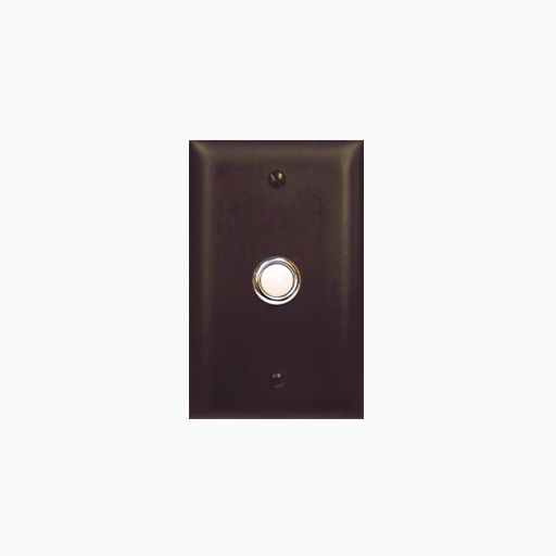 Viking DB40-BN Door Bell Button Panel, Brown