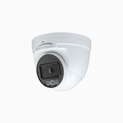 Speco O4LT2 4MP IP Turret Camera with White Light, 2.8mm