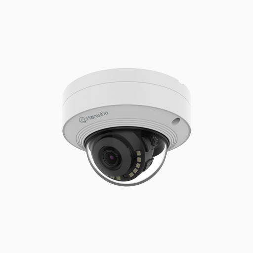 Hanwha QNV-C9011R 8MP 4K Vandal Dome Camera IR AI
