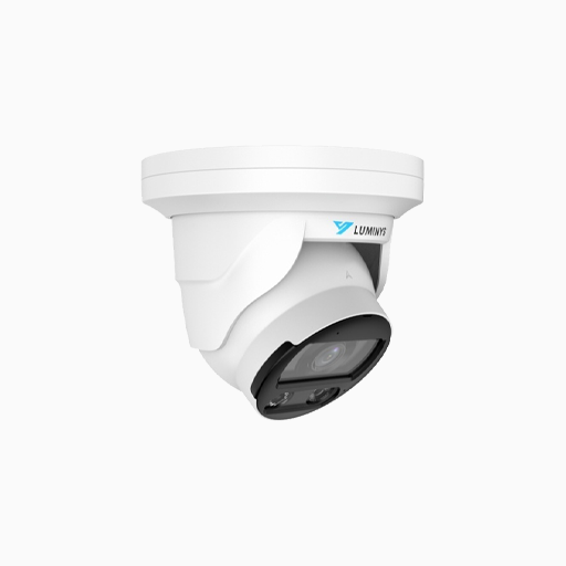 Luminys N5T-8LA2 8MP IP LumiLuxSmart White Turret Camera