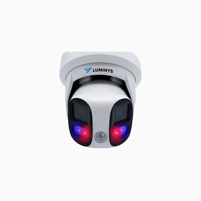 Luminys N5P-8DA2 2 x 4MP IP LumiDeterrent Stitched Turret Luminys N5P-8DA2 2 x 4MP IP LumiDeterrent Stitched Turret