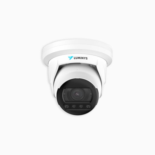 Luminys N5T-4LAV 4MP IP LumiLuxSmart Turret Camera, 2.7-12mm