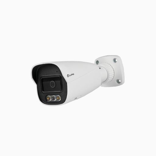 Luma LUM-820-IP-BFHW 8MP IP Outdoor Bullet, Fixed Lens, White
