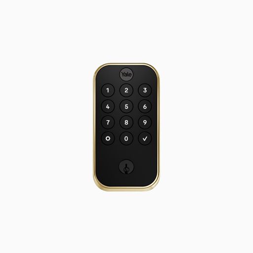 Yale YRD614-ZW2-P05 Pro 2 Keypad with Z-Wave Plus, Polished Brass