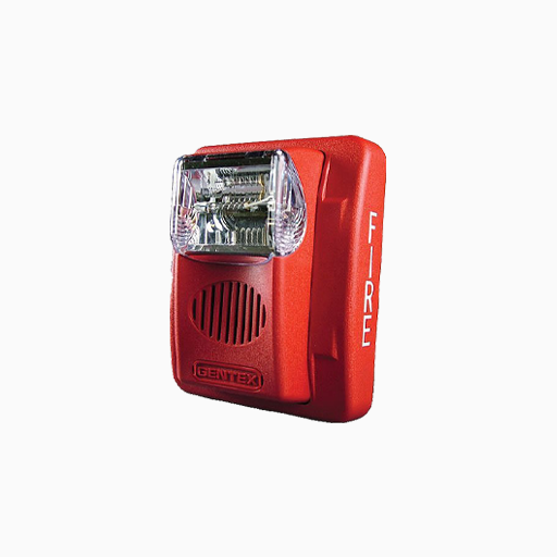 Gentex GEC24-15/75WR 24VDC Horn Strobe with 15/75CD Strobe