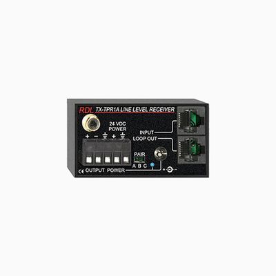 RDL TX-TPR1A Active Single-Pair Receiver, Twisted Pair Format-A RDL TX-TPR1A Active Single-Pair Receiver, Twisted Pair Format-A