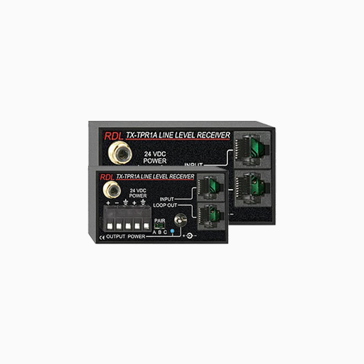 RDL TX-TPR1A Active Single-Pair Receiver, Twisted Pair Format-A