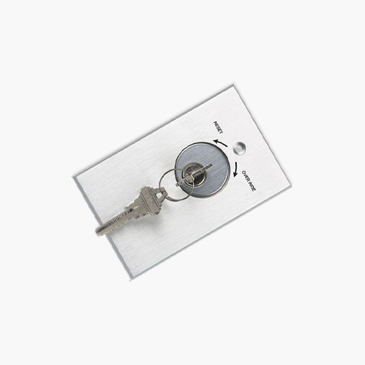 RCI 960 Tamper Resistant Keyswitch with LED Reset-Override Marking