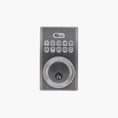 Qolsys IQDLK-PGK-SN PowerG Door Lock, 912-919 MHz, Satin Nickel Qolsys IQDLK-PGK-SN PowerG Door Lock, 912-919 MHz, Satin Nickel