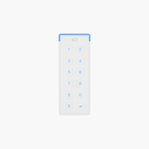 ICT PRX-Tsec-STD-BT-W Tsec Combo 13.56MHZ Card Reader