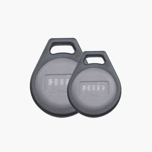 HID 1346LNSSN ProxKey III 1346 Key Fob, Black with Gray Insert