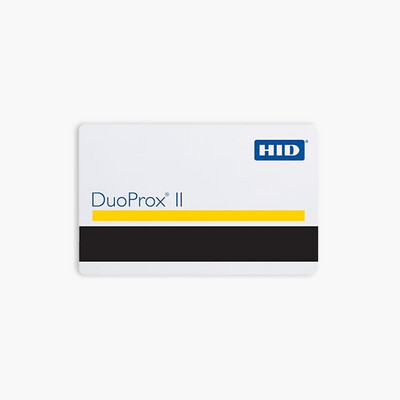 HID 1336LGGMH DuoProx II 1336 Printable Prox Card, Horizonal Slot