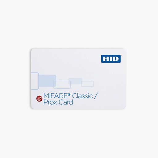 HID 3550RGGMNM MIFARE Classic 1K and Prox 1K Card, Glossy