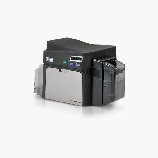 HID Fargo DTC4250E Single-Sided Printer with Webcam, 300 PVC Cards