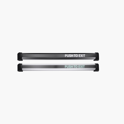 Securitron DSB-CL Dual Sense Push to Exit Bar, 36 Inch, Clear