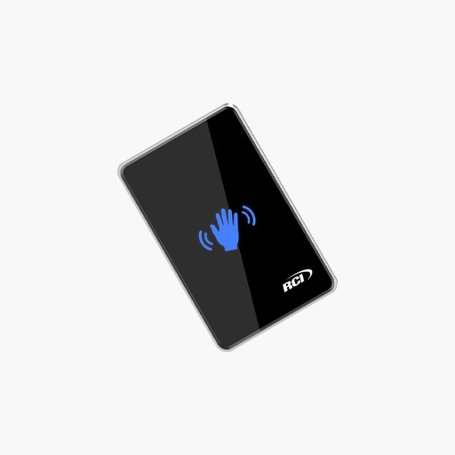 RCI 910TC Touchless Wave to Open Switch with Waving Hand Black