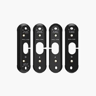Alarm.com ADC-VDBA-WMK Wedge Mounting Kit with Four Mounting Alarm.com ADC-VDBA-WMK Wedge Mounting Kit with Four Mounting
